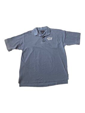 Big Bone Lick State Park Kentucky Polo Shirt XXL Blue Cotton